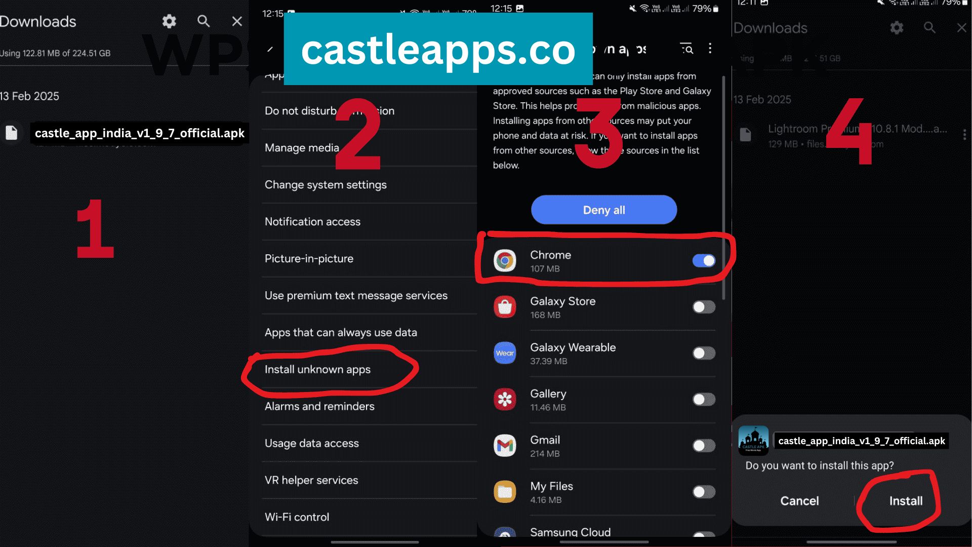 How to Download & Install Castle APK For Android